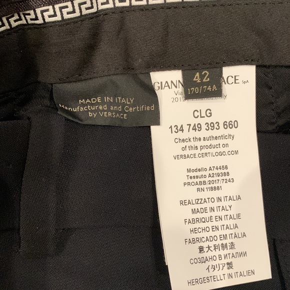 Gianni Versace pants - size 42 - US6 - Picture 6 of 12